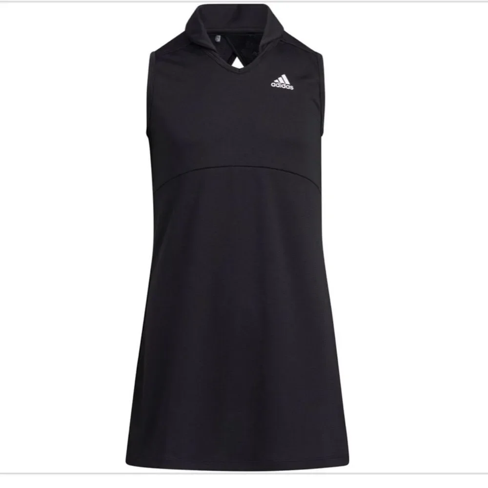 Adidas Golf Dress Sleeveless Black NEW Girls Medium Sleeveless